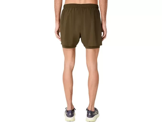 ASICS SILVER 2N1 5IN SHORT ASICS SILVER 2N1 5IN SHORT