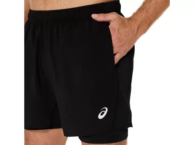 ASICS SILVER 2N1 5IN SHORT
