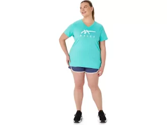 ASICS STRIPES FEMININO COM DECOTE EM V