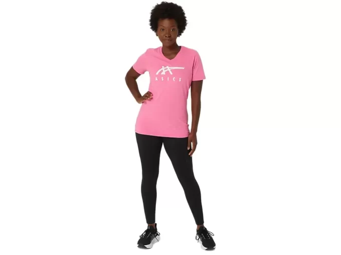 ASICS STRIPES FEMININO COM DECOTE EM V ASICS STRIPES FEMININO COM DECOTE EM V