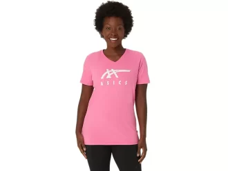 ASICS STRIPES FEMININO COM DECOTE EM V