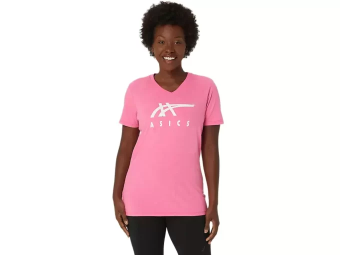 ASICS STRIPES FEMININO COM DECOTE EM V ASICS STRIPES FEMININO COM DECOTE EM V