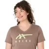 ASICS STRIPES FEMININO COM DECOTE EM V ASICS STRIPES FEMININO COM DECOTE EM V