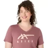 ASICS STRIPES FEMININO COM DECOTE EM V ASICS STRIPES FEMININO COM DECOTE EM V