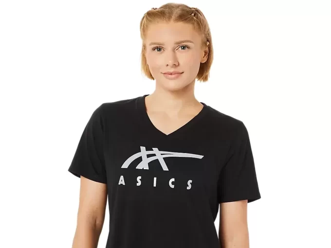 ASICS STRIPES FEMININO COM DECOTE EM V