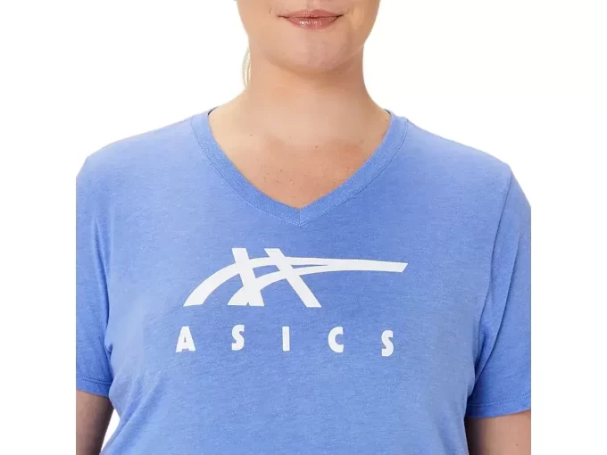 ASICS STRIPES FEMININO COM DECOTE EM V ASICS STRIPES FEMININO COM DECOTE EM V