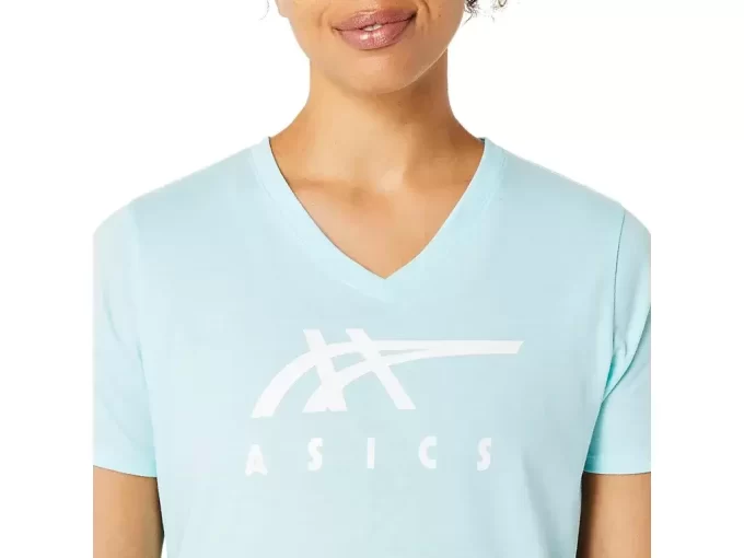 ASICS STRIPES FEMININO COM DECOTE EM V ASICS STRIPES FEMININO COM DECOTE EM V