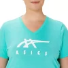 ASICS STRIPES FEMININO COM DECOTE EM V ASICS STRIPES FEMININO COM DECOTE EM V