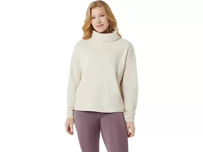 BLUSA DE GOLA ALTA EM TECIDO FRANCÊS MOLETOM BLUSA DE GOLA ALTA EM TECIDO FRANCÊS MOLETOM