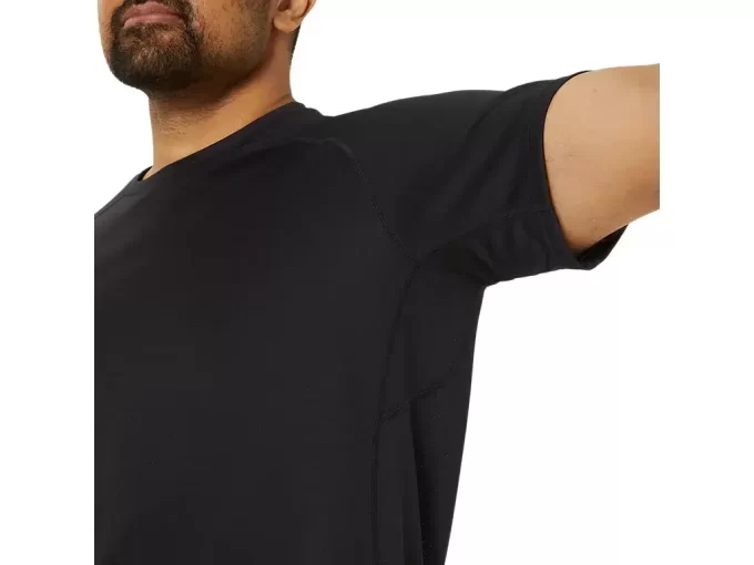 BLUSA DE MALHA COM MANGA CURTA E ABERTURA BLUSA DE MALHA COM MANGA CURTA E ABERTURA