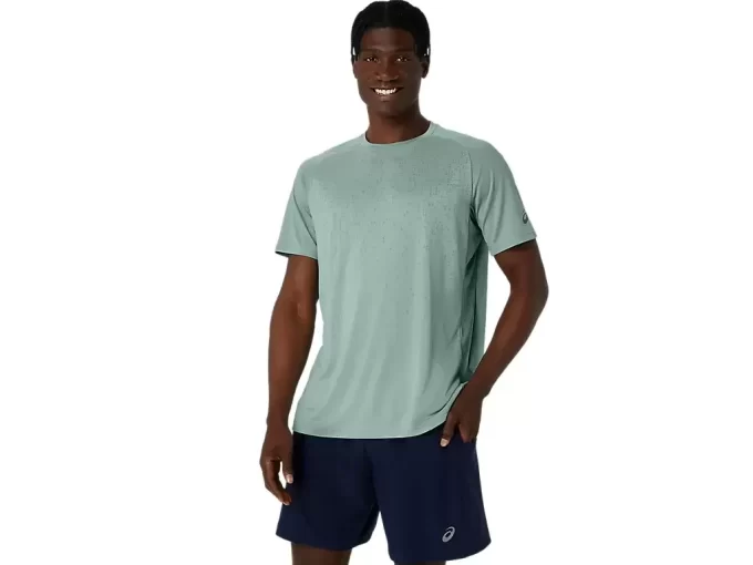 BLUSA DE MANGA CURTA ACTIBREEZE JACQUARD BLUSA DE MANGA CURTA ACTIBREEZE JACQUARD