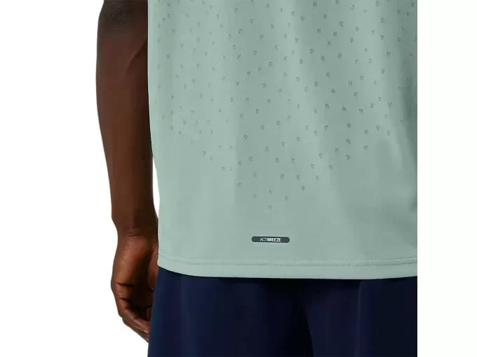 BLUSA DE MANGA CURTA ACTIBREEZE JACQUARD BLUSA DE MANGA CURTA ACTIBREEZE JACQUARD