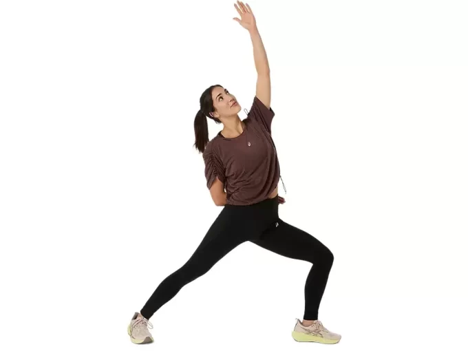 BLUSA DE MANGA CURTA AJUSTÁVEL NAGINO RUN BLUSA DE MANGA CURTA AJUSTÁVEL NAGINO RUN