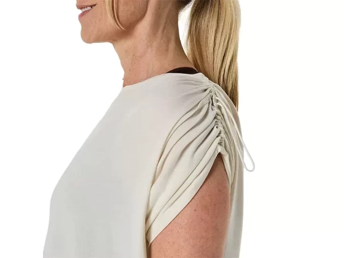 BLUSA DE MANGA CURTA AJUSTÁVEL NAGINO RUN BLUSA DE MANGA CURTA AJUSTÁVEL NAGINO RUN