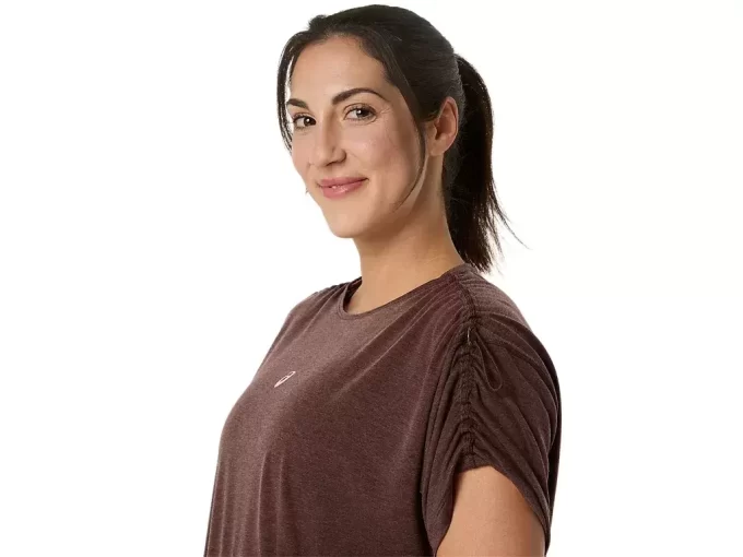 BLUSA DE MANGA CURTA AJUSTÁVEL NAGINO RUN BLUSA DE MANGA CURTA AJUSTÁVEL NAGINO RUN