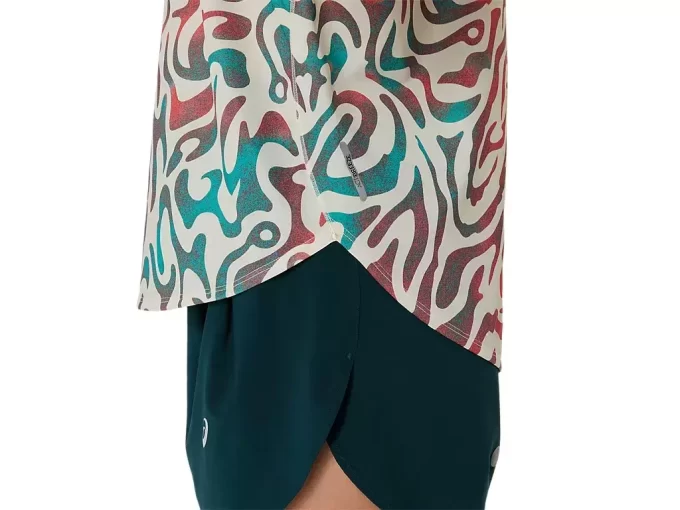 BLUSA DE MANGA CURTA COM ESTAMPA DE ESTRADA POR TODA A PEÇA BLUSA DE MANGA CURTA COM ESTAMPA DE ESTRADA POR TODA A PEÇA