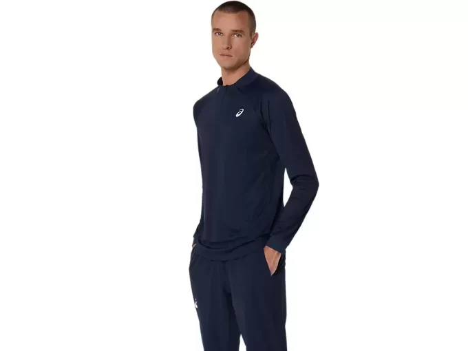 BLUSA DE MANGA LONGA COM ZÍPER 1/2 BLUSA DE MANGA LONGA COM ZÍPER 1/2