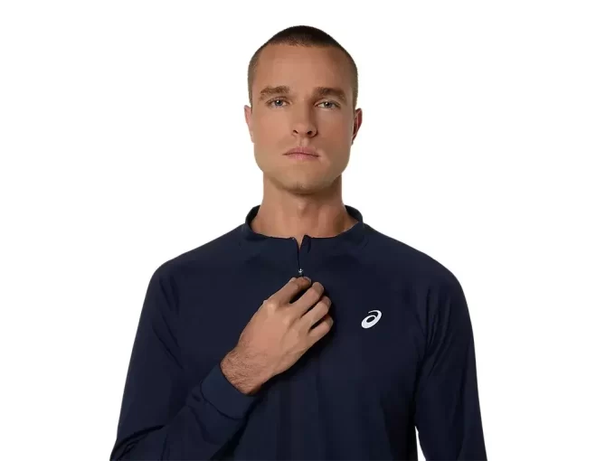 BLUSA DE MANGA LONGA COM ZÍPER 1/2 BLUSA DE MANGA LONGA COM ZÍPER 1/2