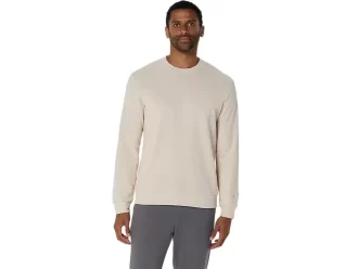 BLUSA DE MOLETOM COM GOLA REDONDA