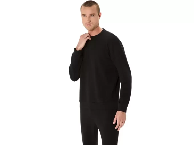 BLUSA DE MOLETOM COM GOLA REDONDA BLUSA DE MOLETOM COM GOLA REDONDA