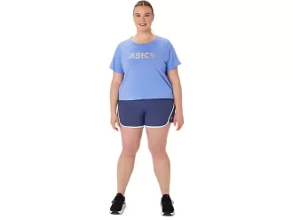 Blusa feminina ASICS DAISY cropped de manga curta