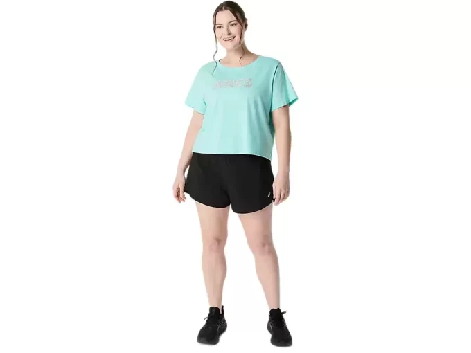 Blusa feminina ASICS DAISY cropped de manga curta Blusa feminina ASICS DAISY cropped de manga curta