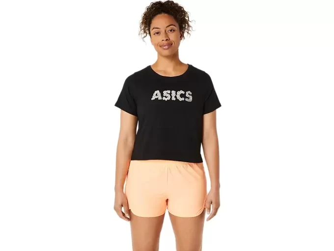 Blusa feminina ASICS DAISY cropped de manga curta Blusa feminina ASICS DAISY cropped de manga curta