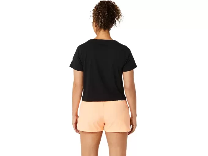 Blusa feminina ASICS DAISY cropped de manga curta Blusa feminina ASICS DAISY cropped de manga curta