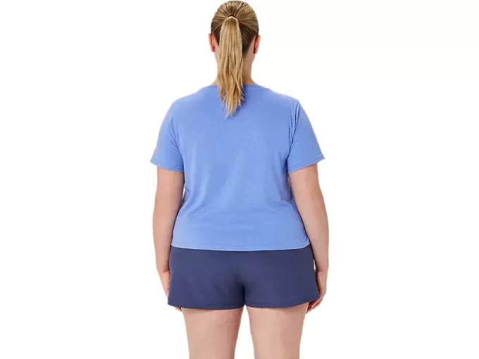 Blusa feminina ASICS DAISY cropped de manga curta Blusa feminina ASICS DAISY cropped de manga curta