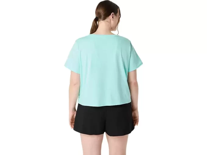 Blusa feminina ASICS DAISY cropped de manga curta Blusa feminina ASICS DAISY cropped de manga curta