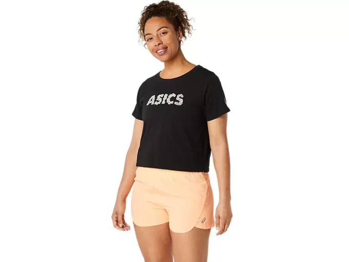 Blusa feminina ASICS DAISY cropped de manga curta Blusa feminina ASICS DAISY cropped de manga curta
