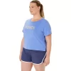 Blusa feminina ASICS DAISY cropped de manga curta Blusa feminina ASICS DAISY cropped de manga curta