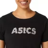 Blusa feminina ASICS DAISY cropped de manga curta Blusa feminina ASICS DAISY cropped de manga curta