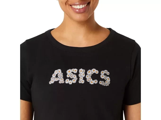 Blusa feminina ASICS DAISY cropped de manga curta Blusa feminina ASICS DAISY cropped de manga curta