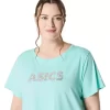 Blusa feminina ASICS DAISY cropped de manga curta Blusa feminina ASICS DAISY cropped de manga curta