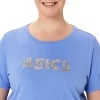Blusa feminina ASICS DAISY cropped de manga curta Blusa feminina ASICS DAISY cropped de manga curta