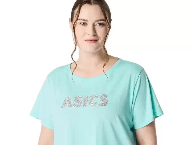 Blusa feminina ASICS DAISY cropped de manga curta Blusa feminina ASICS DAISY cropped de manga curta