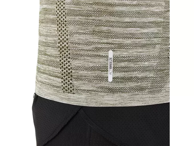 Blusa feminina de manga curta sem costura Blusa feminina de manga curta sem costura