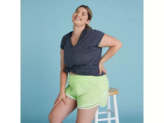 Blusa feminina mesclada com decote em V Blusa feminina mesclada com decote em V