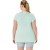Blusa feminina mesclada com decote em V Blusa feminina mesclada com decote em V