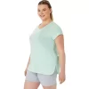 Blusa feminina mesclada com decote em V Blusa feminina mesclada com decote em V