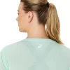 Blusa feminina mesclada com decote em V Blusa feminina mesclada com decote em V
