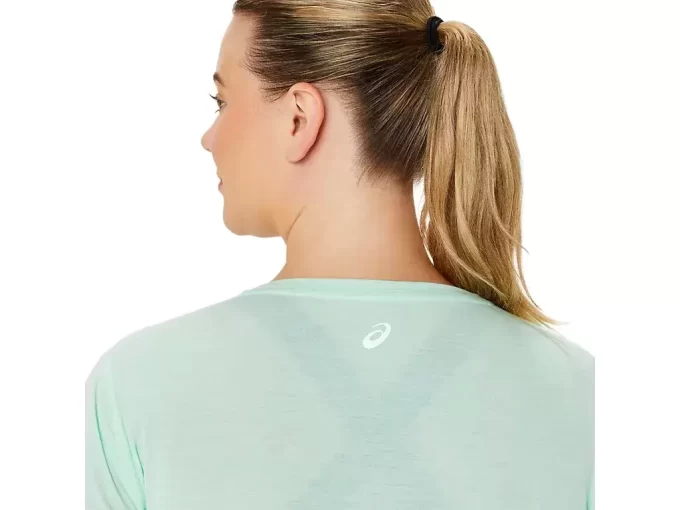 Blusa feminina mesclada com decote em V Blusa feminina mesclada com decote em V