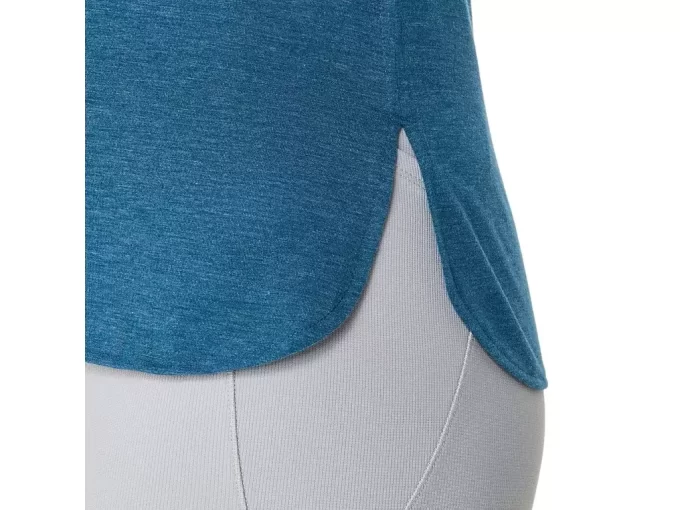 Blusa feminina mesclada com decote em V Blusa feminina mesclada com decote em V