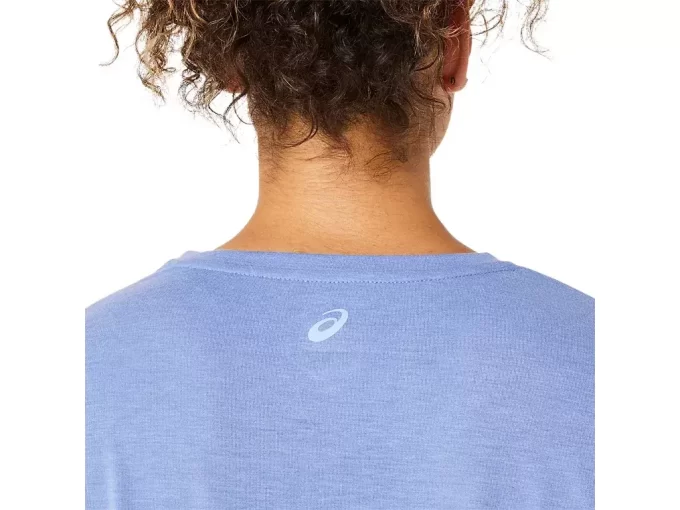 Blusa feminina mesclada com decote em V Blusa feminina mesclada com decote em V