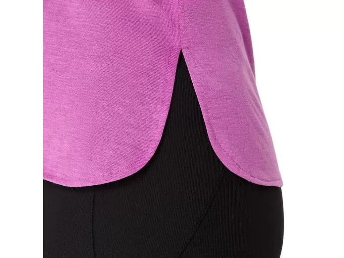 Blusa feminina mesclada com decote em V Blusa feminina mesclada com decote em V