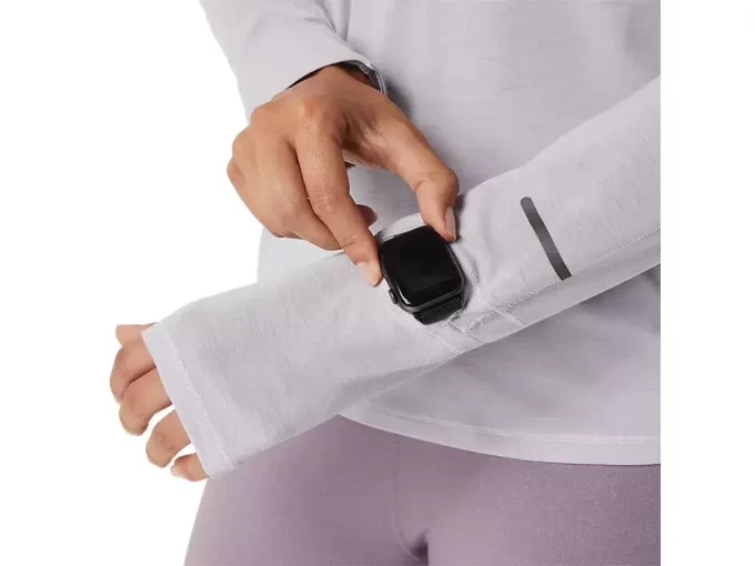 Blusa feminina Metarun de manga comprida com zíper até a metade Blusa feminina Metarun de manga comprida com zíper até a metade