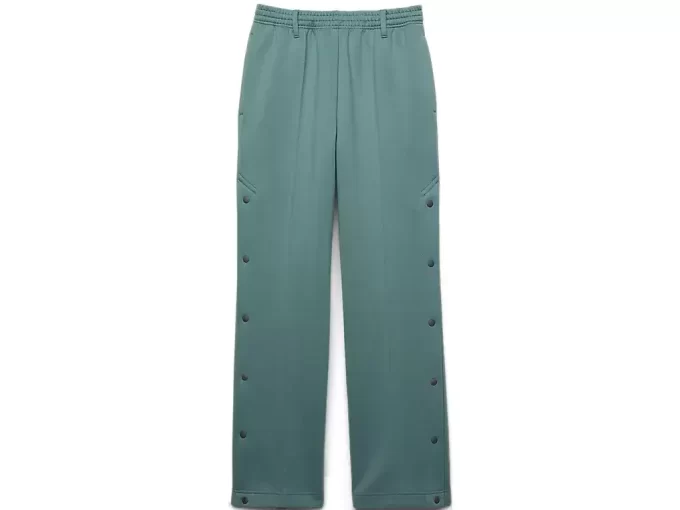 CALÇA DE MALHA COM FECHO LATERAL CALÇA DE MALHA COM FECHO LATERAL