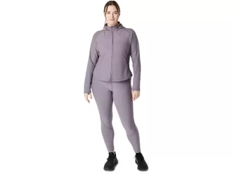 Calça feminina canelada de cintura alta 7/8 justa