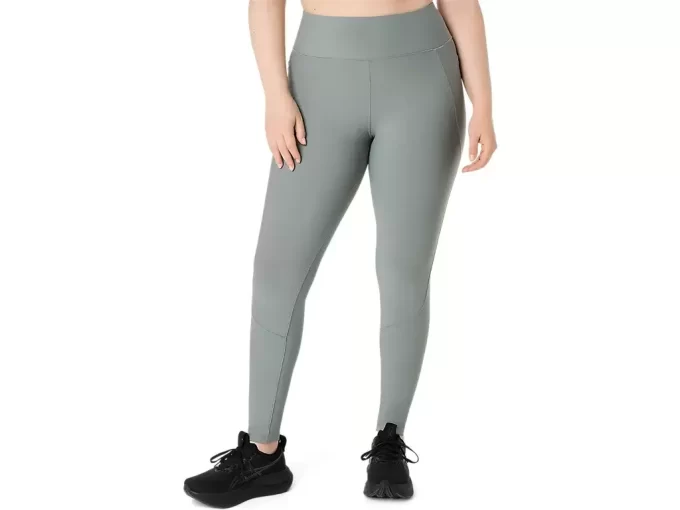 Calça feminina canelada de cintura alta 7/8 justa Calça feminina canelada de cintura alta 7/8 justa